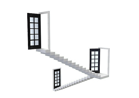 PSD 편집이미지 건축물 출입구 사람없음 그래픽 3D소스 3D 문 계단 오픈 입체 현관문 편집소스 편집3D 건축 디지털합성 파일형식