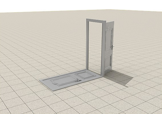 PSD 편집이미지 출입구 사람없음 그래픽 3D소스 3D 문 오픈 입체 현관문 편집소스 편집3D 디지털합성 파일형식