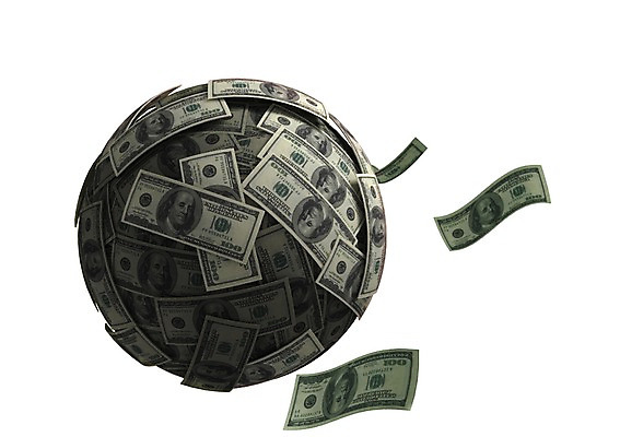 PSD 편집이미지 지폐 돈 공 사람없음 그래픽 금융 경제 3D소스 3D 달러 입체 외화 편집소스 편집3D 재산 디지털합성 파일형식