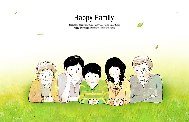 PSD 식물 여자 할아버지 노년 남자 행복 아들 할머니 어린이 엎드리기 일러스트 가족 엄마 손자 나뭇잎 함께함 미소 웃음 사람 소년 잔디 초원 여러명 성인 부모 화목 자녀 풀 아빠 삼대 손주 국내일러스트 감정 다수 컨셉 잎 관계 모션 표정 파일형식