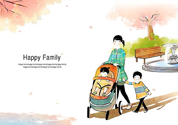 전신 PSD 나무 식물 여자 남자 딸 행복 아들 어린이 벤치 의자 일러스트 가족 엄마 함께함 서기 미소 웃음 사람 소녀 소년 여러명 성인 부모 소풍 화목 벚꽃 자녀 아기 벚나무 분수 분수대 유모차 분수_분수대 국내일러스트 꽃 감정 가구 다수 컨셉 관계 모션 표정 야외활동 아기용품 파일형식