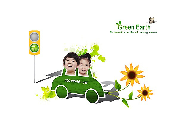 PSD 식물 동물 편집이미지 여자 남자 꽃 어린이 캠페인 나비 곤충 자동차 해바라기 미소 웃음 사람 소녀 소년 두명 자연보호 환경 그린캠페인 보호 신호등 환경보전 에코 친환경 어린이만 그린슈머 이미지편집 육상교통 컨셉 자연 표정 사회이슈 파일형식