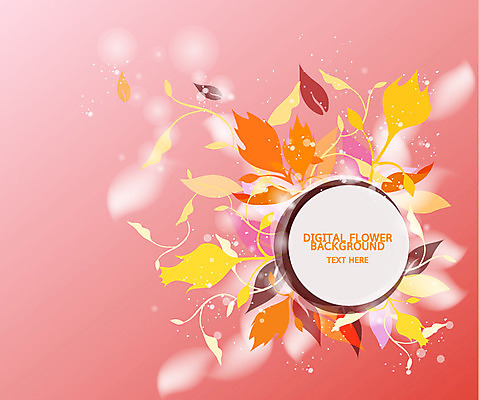 식물 배너 꽃 화초 백그라운드 꽃백그라운드 일러스트 디지털백그라운드 자연 프레임 틀 사람없음 디지털 공백 신비 국내일러스트 AI파일 컨셉 생태계 파일형식 벡터