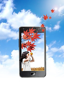 PSD 식물 구름 편집이미지 여자 어린이 단풍 잎 하늘 모바일 무선통신 한명 미소 웃음 사람 소녀 상반신 스마트폰 핸드폰 통신기기 망원경 관찰 전화기 스마트 관측 소통 여자만 여자한명만 어린이만 소녀만 소녀한명만 이미지편집 자연요소 1 컨셉 통신 모션 표정 전자제품 스마트기기 기계 파일형식