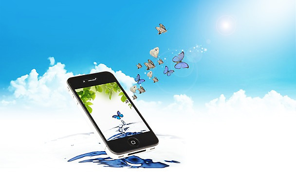 PSD 동물 구름 편집이미지 나비 곤충 잎 하늘 모바일 무선통신 사람없음 스마트폰 핸드폰 통신기기 전화기 스마트 소통 이미지편집 자연요소 식물 컨셉 통신 전자제품 스마트기기 기계 파일형식