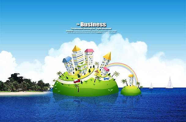 PSD 나무 식물 구름 편집이미지 지구 바다 무지개 비즈니스 하늘 정보기술 스마트라이프 빌딩 해변 사람없음 건물 물 돛단배 스마트 선박 이미지편집 자연요소 라이프스타일 건축물 컨셉 수상교통 배_교통 기술 파일형식