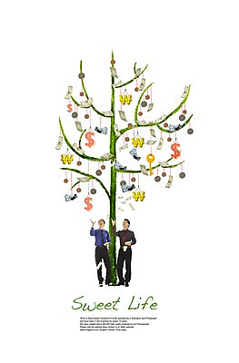 전신 PSD 나무 식물 편집이미지 기호 남자 돈 비즈니스 열쇠 서기 미소 웃음 사람 동양인 성인 두명 금융 경제 달러 한국인 비즈니스맨 원화 화폐기호 단위 남자만 성인남자만 성인만 이미지편집 문자 모션 표정 인종 직장인 재산 화폐 파일형식