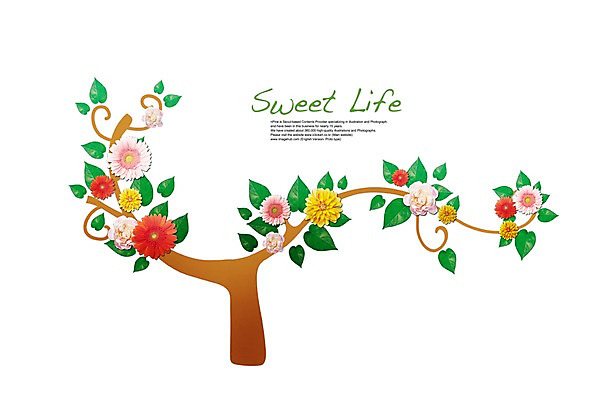 PSD 나무 식물 편집이미지 꽃 화초 잎 사람없음 이미지편집 파일형식