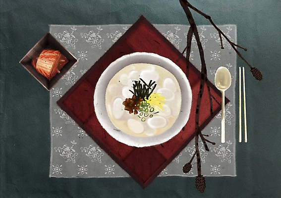 PSD 나무 식물 한국문화 한국전통 전통 그릇 전통문화 한식 음식 일러스트 젓가락 김치 한국 요리 사람없음 숟가락 전통음식 고명 사발 겨울음식 배추김치 떡국 국내일러스트 동양문화 식기 아시아 문화 겨울 수저 사기그릇 파일형식