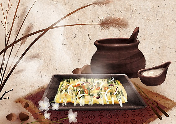 PSD 식물 한국문화 한국전통 전통 그릇 접시 꽃 전통문화 한식 음식 술잔 일러스트 젓가락 주류 한국 요리 사람없음 전통음식 전 안주 부침개 막걸리 부침 술독 파전 국내일러스트 동양문화 식기 아시아 문화 음료 잔 수저 파일형식