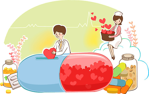 식물 구름 여자 남자 잎 일러스트 의학 건강 사랑 미소 웃음 사람 성인 두명 치료 알약 약 건강관리 간호사 의료진 의사 도움 보호 약병 질병 복지 질병관리 성인만 국내일러스트 AI파일 자연요소 직업 감정 컨셉 표정 관리 사회이슈 병_담는 파일형식 벡터