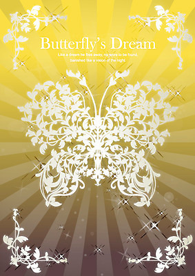 식물 동물 템플릿 문양 디자인 꽃 컬러 나비 곤충 백그라운드 무늬 패턴 카드템플릿 날개 사람없음 노란색 화려 우아함 신비 버터플라이 이미지템플릿 AI파일 카드프레임 컨셉 카드_감사 프레임 파일형식 벡터