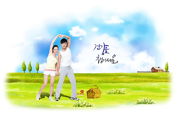 전신 PSD 외국인 나무 식물 구름 편집이미지 라이프스타일 커플 여자 남자 커플라이프 포즈 하늘 주택 건강 관리 서기 미소 웃음 사람 동양인 잔디 초원 성인 두명 건물 라이프 울타리 운동복 운동 중국인 소풍 바구니 건강관리 손잡기 스트레칭 풀 체조 커플체조 성인만 이미지편집 자연요소 건축물 옷 관계 모션 표정 인종 생활 담장 야외활동 파일형식