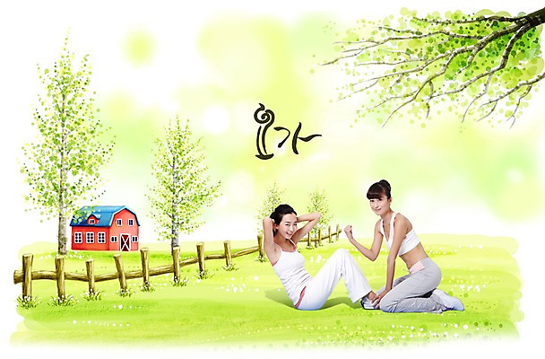 전신 PSD 외국인 나무 식물 편집이미지 우먼라이프 라이프스타일 계절 여자 포즈 요가 하늘 주택 건강 관리 사람 앉기 동양인 손짓 잔디 초원 성인 두명 건물 라이프 울타리 운동복 운동 중국인 건강관리 봄 주먹 풀 결심 자세교정 윗몸일으키기 여자만 성인여자만 성인만 이미지편집 건축물 웰빙 옷 컨셉 모션 인종 생활 담장 연습 파일형식