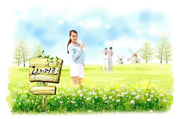 전신 PSD 서양인 외국인 나무 식물 편집이미지 우먼라이프 라이프스타일 건축물 여자 꽃 화살표 포즈 다이어트 하늘 알림판 건강 관리 서기 미소 웃음 들기 사람 동양인 잔디 초원 상반신 성인 라이프 세명 물 운동복 운동 중국인 건강관리 운동기구 풍차 표지판 풀 방향 여자만 성인여자만 성인만 이미지편집 자연요소 옷 건축 모션 표정 인종 생활 헬스 파일형식