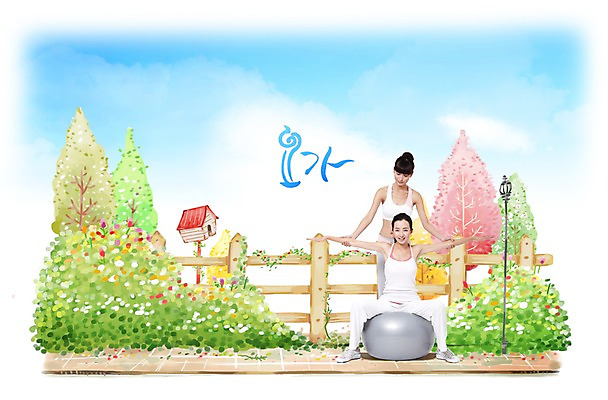 전신 PSD 외국인 나무 식물 편집이미지 우먼라이프 라이프스타일 여자 꽃 포즈 가로등 요가 하늘 건강 관리 서기 사람 앉기 동양인 성인 두명 라이프 울타리 운동복 운동 중국인 건강관리 운동기구 스트레칭 봄 우체통 풀 짐볼 여자만 성인여자만 성인만 이미지편집 웰빙 옷 계절 공공시설 모션 인종 생활 담장 헬스 파일형식