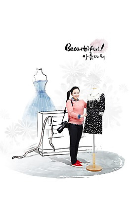 전신 PSD 편집이미지 직업 드레스 옷 원피스 여자 줄자 한명 서기 미소 웃음 들기 사람 동양인 청춘 카메라 전시 한국인 마네킹 쇼핑몰 서랍장 열정 피팅 여자만 여자한명만 이미지편집 1 감정 가구 컨셉 모션 표정 자 인종 전자제품 쇼핑 파일형식