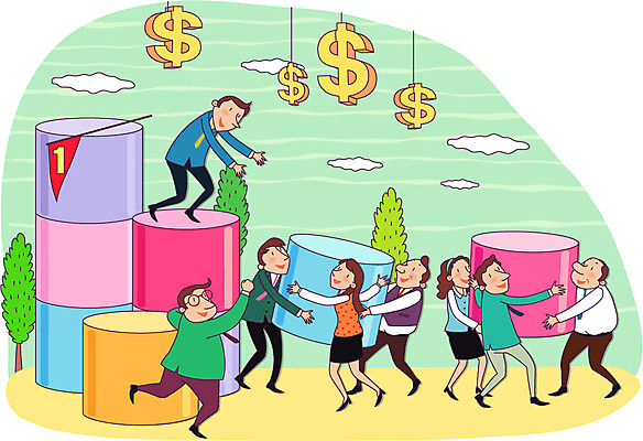 나무 식물 구름 기호 여자 남자 일러스트 비즈니스 협력 함께함 미소 웃음 들기 사람 정장 여러명 성인 금융 경제 달러 블록 깃발 우승 도움 직장인 비즈니스맨 비즈니스우먼 화폐기호 목표 계획 동료 열정 블록쌓기 성인만 국내일러스트 AI파일 자연요소 직업 문자 옷 감정 다수 컨셉 돈 관계 모션 표정 쌓기 최고 화폐 파일형식 벡터