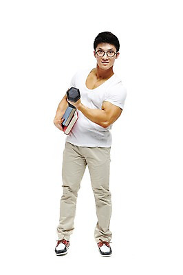 포토 JPG 스튜디오촬영 전신 학생 라이프스타일 남자 안경 대학생 맨라이프 포즈 컨셉 몸매관리 모션 근육 실내 건강 한명 서기 들기 누끼 사람 동양인 20대 성인 앞모습 책 캐주얼 운동 건강관리 운동기구 헬스 아령 한국인 웨이트트레이닝 알통 팔근육 남자만 남자한명만 성인남자만 청년만 청년남자만 청년남자한명만 성인한명만 성인남자한명만 성인만 안경낌 국내포토 1 잡화 옷 뷰포인트 다이어트 관리 인종 청년 내부 생활 파일형식