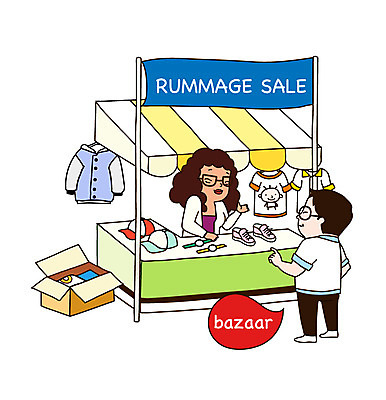 모자 배너템플릿 옷 여자 남자 시계 신발 말풍선 일러스트 미소 웃음 사람 성인 두명 판매 세일 상점 현수막 상인 고객 판매원 바자회 성인만 국내일러스트 AI파일 템플릿 직업 배너 잡화 표정 파일형식 벡터