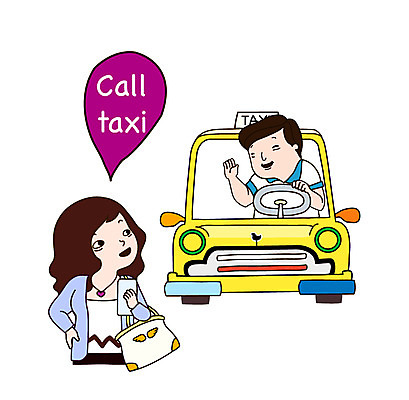 여자 남자 말풍선 가방 일러스트 승용차 자동차 모바일 무선통신 미소 웃음 사람 손짓 성인 두명 스마트폰 통신기기 고객 택시 콜택시 택시기사 성인만 국내일러스트 AI파일 잡화 육상교통 통신 모션 표정 핸드폰 스마트기기 기계 운전사 파일형식 벡터