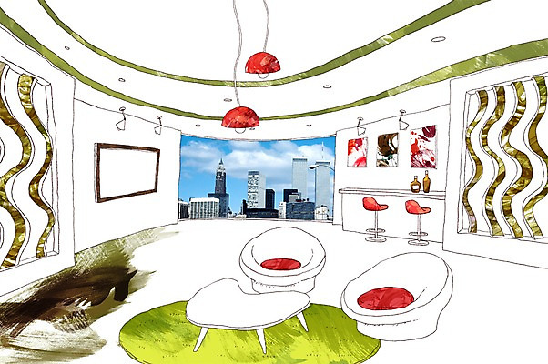 PSD 편집이미지 가구 액자 백그라운드 거실 의자 창문 탁자 포토일러 조명 프레임 틀 풍경 빌딩 사람없음 건물 장식 인테리어 텔레비전 카펫 오브젝트 이미지편집 건축물 디자인 생활용품 전자제품 파일형식