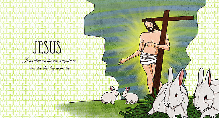 전신 PSD 동물 남자 기독교 종교 백그라운드 십자가 일러스트 포유류 부활절 한명 서기 사람 성인 교회 믿음 희망 토끼 예수 부활 남자만 남자한명만 성인남자만 성인만 국내일러스트 1 기념일 감정 종교건축 모션 건물 반려동물 신_종교 파일형식