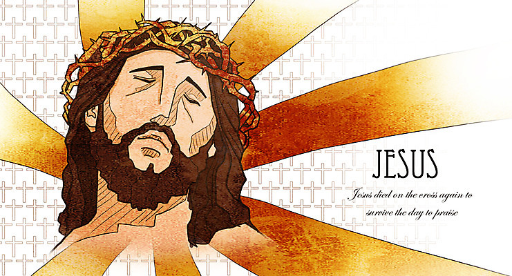 PSD 남자 기독교 종교 백그라운드 일러스트 왕관 부활절 한명 사람 상반신 성인 교회 믿음 희망 고통 예수 부활 가시면류관 남자만 남자한명만 성인남자만 성인만 국내일러스트 1 기념일 감정 종교용품 종교건축 건물 신_종교 파일형식