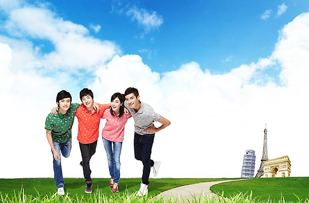 전신 PSD 구름 모델 편집이미지 학생 라이프스타일 여자 남자 길 대학생 해외여행 여행 허리손 포즈 운동화 모션 하늘 어깨동무 협력 대학생라이프 새로움 서기 미소 웃음 사람 동양인 손짓 잔디 초원 여러명 20대 성인 라이프 앞모습 관광지 친구 청춘 캠퍼스라이프 한국인 반팔티셔츠 청바지 풀 에펠탑 즐거움 배낭여행 피사의사탑 개선문 포니테일 특별활동 청년만 성인만 이미지편집 자연요소 식물 해외 헤어스타일 교육 감정 뷰포인트 다수 신발 컨셉 티셔츠 바지 관계 표정 인종 청년 생활 이탈리아 세계문화유산 파리 랜드마크 파일형식