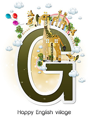 나무 식물 동물 구름 알파벳 영어 어린이교육 교육 무지개 일러스트 포유류 영어교육 빌딩 사람없음 건물 G 기린 글자교육 풍선 영어마을 국내일러스트 AI파일 자연요소 문자 건축물 마을 파일형식 벡터