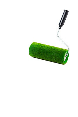 포토 JPG 스튜디오촬영 식물 컬러 백그라운드 페인팅 실내 누끼 잔디 사람없음 초록색 페인트 물감 도구 색칠 칠 페인트칠 식물백그라운드 롤러 페인트붓 국내포토 내부 미술도구 붓 파일형식