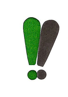 포토 JPG 스튜디오촬영 기호 컬러 실내 누끼 초원 사람없음 초록색 풀 느낌표 식물백그라운드 국내포토 식물 문자 백그라운드 내부 파일형식