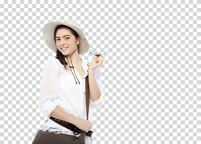 스튜디오촬영 서양인 외국인 해외기획촬영 편집이미지 모자 학생 라이프스타일 잡화 여자 2011년태국 대학생 여행 포즈 가방 모션 휴가 비행기 실내 서기 미소 웃음 들기 사람 상반신 20대 성인 라이프 즐거움 크로스백 PNG 여자만 성인여자만 청년만 청년여자만 성인만 편집소스 감정 항공교통 대중교통 표정 인종 청년 내부 생활 파일형식