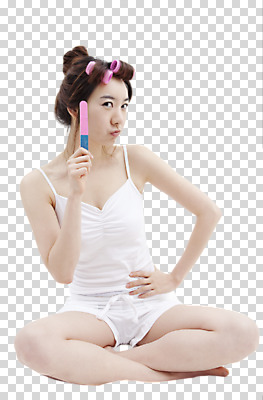 전신 해외기획촬영 편집이미지 라이프스타일 여자 2010년일본 휴식 실내 한명 들기 사람 앉기 동양인 20대 성인 취미 라이프 앞모습 뷰티 침실 침대 네일아트 롤 헤어롤 PNG 네일버퍼 손톱다듬기 여자만 여자한명만 성인여자만 청년만 청년여자만 성인한명만 청년여자한명만 성인여자한명만 성인만 편집소스 1 뷰포인트 가구 컨셉 모션 인종 청년 내부 생활 미용용품 미용 파일형식