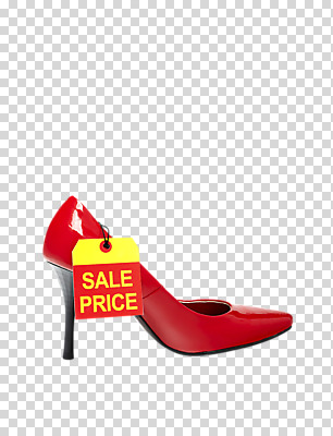 스튜디오촬영 편집이미지 잡화 구두 컬러 신발 실내 이벤트 사람없음 빨간색 쇼핑 꼬리표 라벨 판매 세일 전시 끈 하이힐 여성화 오브젝트 PNG 편집소스 프레임 내부 파일형식