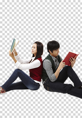 전신 편집이미지 학생 라이프스타일 커플 응시 여자 남자 여유 대학생 커플라이프 휴식 미소 웃음 들기 사람 앉기 동양인 20대 성인 취미 두명 라이프 책 친구 독서 기댐 한국인 맞대기 PNG 청년만 성인만 편집소스 시선 감정 컨셉 관계 모션 표정 인종 청년 생활 파일형식