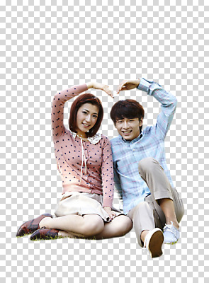 전신 외국인 편집이미지 라이프스타일 커플 여자 남자 커플라이프 포즈 미소 웃음 사람 앉기 동양인 손짓 20대 성인 두명 중국인 손들기 하트 PNG 청년만 성인만 편집소스 모양 관계 모션 표정 인종 청년 생활 파일형식