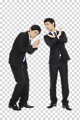 스튜디오촬영 전신 편집이미지 남자 포즈 비즈니스 모션 흡연 담배 실내 표정 서기 사람 동양인 정장 손짓 성인 두명 손들기 한국인 금지 직장인 비즈니스맨 찡그림 금연 PNG 흡연금지 남자만 성인남자만 성인만 편집소스 직업 옷 캠페인 인종 내부 사회이슈 파일형식