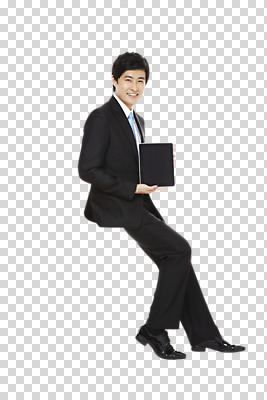 스튜디오촬영 전신 편집이미지 남자 포즈 비즈니스 모션 무선통신 실내 한명 미소 웃음 들기 사람 앉기 동양인 정장 성인 스마트기기 태블릿 한국인 직장인 비즈니스맨 PNG 남자만 남자한명만 성인남자만 성인만 편집소스 직업 1 옷 통신 표정 인종 내부 전자제품 파일형식