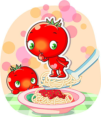 식물 캐릭터 접시 열매 음식 컬러 포크 토마토 채소 일러스트 홍보캐릭터 식탁 탁자 스파게티 요리 사람없음 빨간색 농작물 면류 특산물 음식캐릭터 식물캐릭터 채소캐릭터 토마토스파게티 일러캐릭터 AI파일 식기 가구 농업 파스타 파일형식 벡터