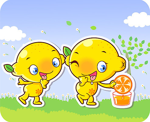 나무 식물 구름 캐릭터 음식 컬러 과일 일러스트 홍보캐릭터 하늘 잔 윙크 미소 웃음 잔디 초원 사람없음 컵 노란색 레몬 특산물 음식캐릭터 과일캐릭터 식물캐릭터 레몬즙 일러캐릭터 AI파일 자연요소 식기 표정 즙 파일형식 벡터