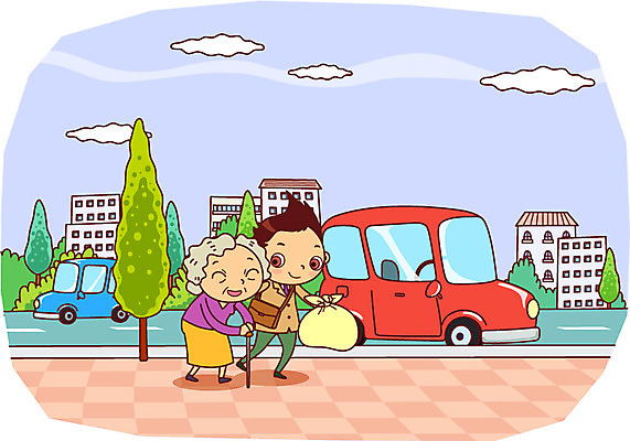 전신 나무 식물 라이프스타일 건축물 여자 노년 남자 도로 길 할머니 교통수단 일러스트 자동차 지팡이 친절 주택 서기 미소 웃음 들기 사람 두명 건물 라이프 차도 짐 풀 보따리 노인공경 부축 노인만 성인만 국내일러스트 AI파일 건축 육상교통 교통 교통시설 모션 표정 성인 생활 파일형식 벡터