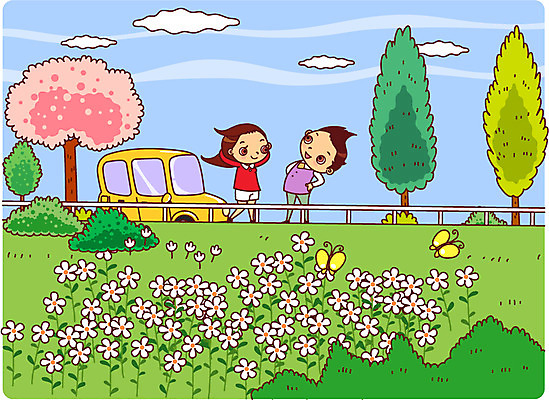 전신 나무 식물 동물 라이프스타일 커플 여자 남자 꽃 교통수단 나비 곤충 일러스트 자동차 서기 미소 웃음 사람 잔디 두명 라이프 친구 울타리 소풍 산책 올려보기 풀 국내일러스트 AI파일 육상교통 교통 관계 모션 휴식 표정 생활 담장 야외활동 파일형식 벡터