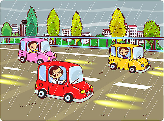 나무 식물 라이프스타일 남자 도로 길 교통수단 일러스트 자동차 날씨 미소 웃음 사람 앉기 상반신 라이프 세명 울타리 운전 차도 예절 풀 비 빗자루 교통안전 질서 안전운전 자동차예절 방어운전 빗길 빗길운전 남자만 차선_도로 국내일러스트 AI파일 자연요소 육상교통 교통 교통시설 모션 표정 안전 생활 담장 청소도구 파일형식 벡터