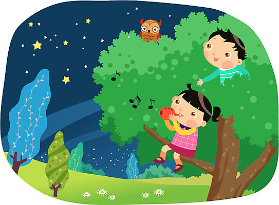 전신 나무 식물 동물 라이프스타일 응시 여자 남자 어린이라이프 별 초등학생 어린이 악기 연주 야경 음표 일러스트 상상 놀이 밤하늘 하늘 미소 웃음 사람 앉기 소녀 소년 잔디 초원 상반신 취미 두명 친구 풀 야간 저녁 즐거움 어린이상상 부엉이 올빼미 오카리나 어린이만 동심 국내일러스트 AI파일 자연요소 학생 기호 시선 감정 음악 관계 모션 조류 표정 생활 파일형식 벡터 풍경_경치