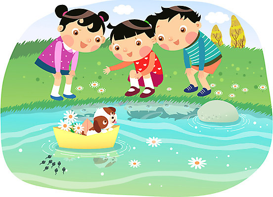 전신 나무 식물 동물 라이프스타일 응시 여자 남자 꽃 어린이라이프 초등학생 어린이 일러스트 자연 놀이 미소 웃음 사람 앉기 소녀 소년 잔디 초원 취미 세명 친구 풀 개울 개 강아지 즐거움 종이배 올챙이 어린이만 국내일러스트 AI파일 학생 시선 감정 포유류 관계 모션 표정 생활 반려동물 강 생태계 종이접기 파일형식 벡터