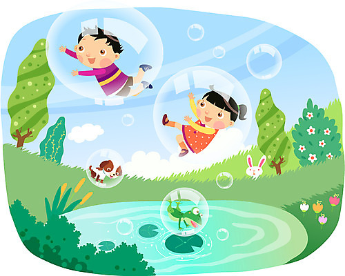 전신 나무 식물 동물 라이프스타일 여자 남자 어린이라이프 초등학생 어린이 일러스트 상상 자연 놀이 개구리 미소 웃음 사람 소녀 소년 잔디 초원 취미 두명 친구 물방울 비행 토끼 연못 풀 운반 개울 비눗방울 개 강아지 즐거움 어린이상상 어린이만 동심 국내일러스트 AI파일 학생 감정 포유류 관계 표정 양서류 생활 반려동물 강 생태계 파일형식 벡터