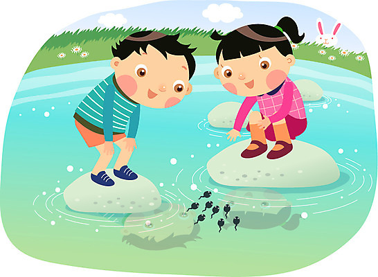 전신 식물 동물 라이프스타일 응시 여자 남자 꽃 어린이라이프 초등학생 어린이 일러스트 놀이 미소 웃음 사람 앉기 소녀 소년 잔디 초원 취미 두명 친구 돌_바위 조약돌 바위 토끼 연못 체험학습 풀 개울 즐거움 돌다리 자연학습 올챙이 어린이만 국내일러스트 AI파일 학생 시선 감정 포유류 관계 모션 표정 생활 반려동물 강 다리_건축물 체험 파일형식 벡터