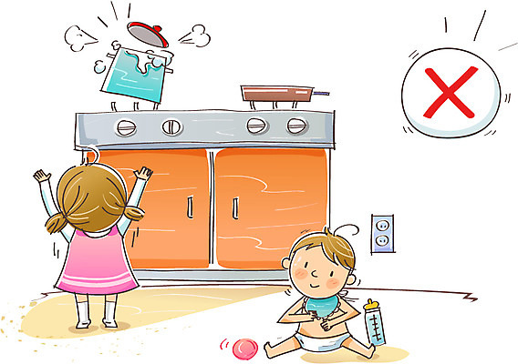 전신 여자 남자 음식 일러스트 공 서기 안전 사람 앉기 두명 장난감 주방 팻말 금지 아기 프라이팬 콘센트 가스레인지 우유병 젖병 보호 전기에너지 냄비 X 위험 싱크대 예방 생활안전 안전수칙 규칙 조심 조리용품 아기만 국내일러스트 AI파일 알파벳 컨셉 모션 주방용품 병_용기 프레임 아기용품 가전제품 우유 에너지 레인지 솥 오브젝트 개수대 파일형식 벡터