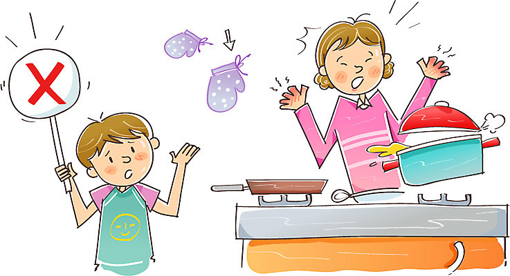 그릇 여자 남자 화살표 어린이 장갑 일러스트 주방용품 표정 요리 서기 안전 사람 소년 상반신 두명 10대 30대 주방 놀람 팻말 프라이팬 가스레인지 보호 냄비 X 위험 찌개 예방 생활안전 안전수칙 규칙 조심 조리용품 화상 국내일러스트 AI파일 식기 알파벳 잡화 감정 음식 생활용품 컨셉 모션 청소년 프레임 장년 가전제품 레인지 상처 솥 오브젝트 파일형식 벡터